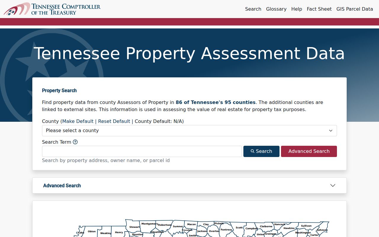 Nashville street directory Tennessee Property Assessment Data address and parcel search
